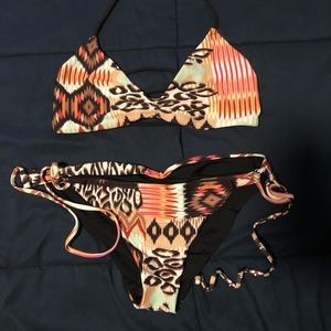 L Space reversible jungle bikini